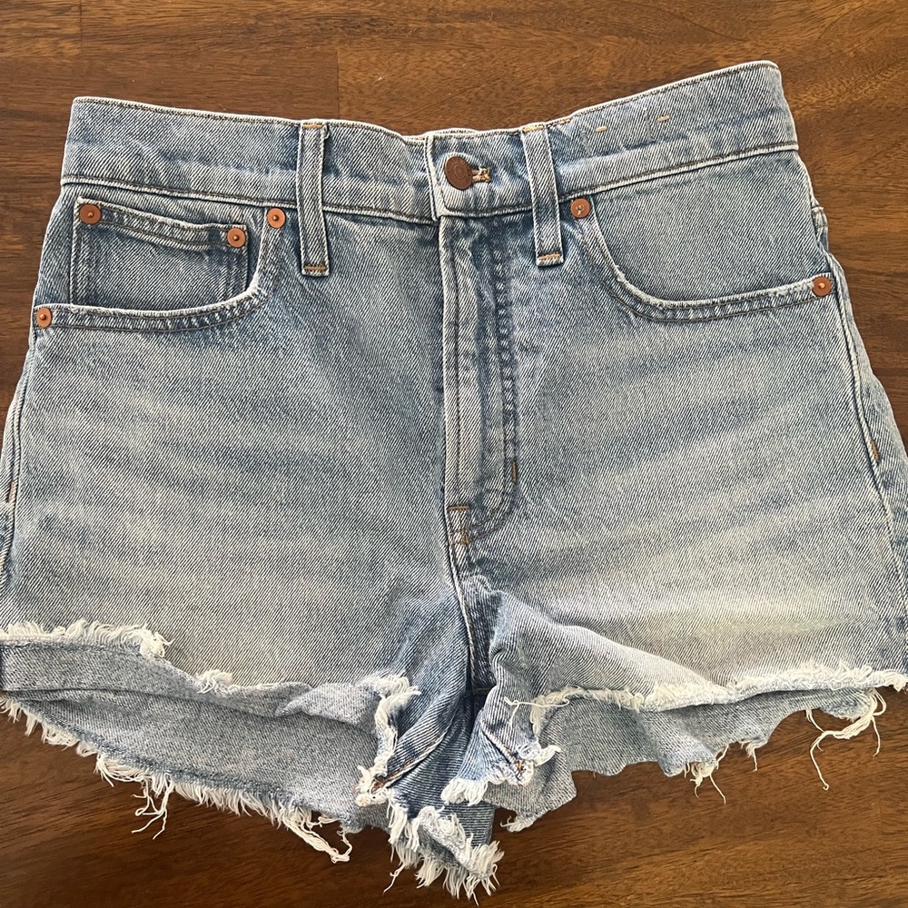 Madewell Light Blue Jean Shorts
